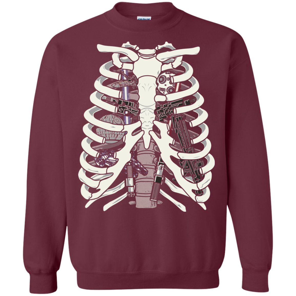 Anatomy of a Galaxy Far Away Crewneck Sweatshirt
