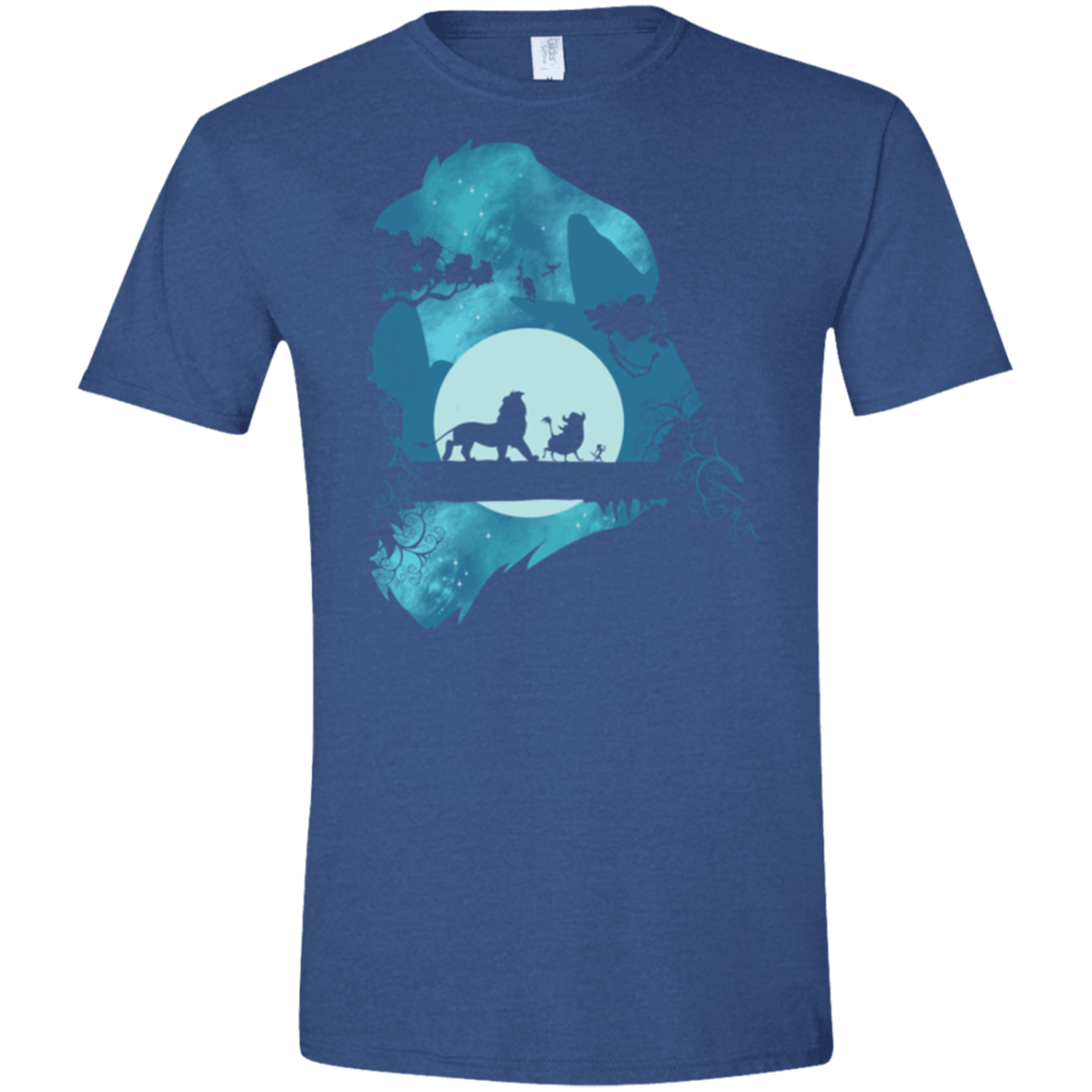 Lion Portrait Men's Semi-Fitted Softstyle