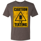 Caution I'm Texting Men's Triblend T-Shirt