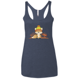 Pretty Cunning Women's Triblend Racerback Tank