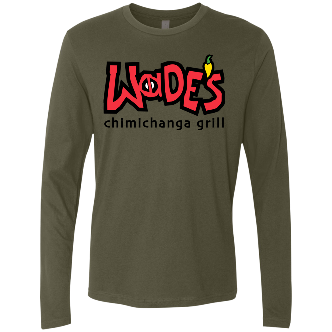 Wades Grill Men's Premium Long Sleeve
