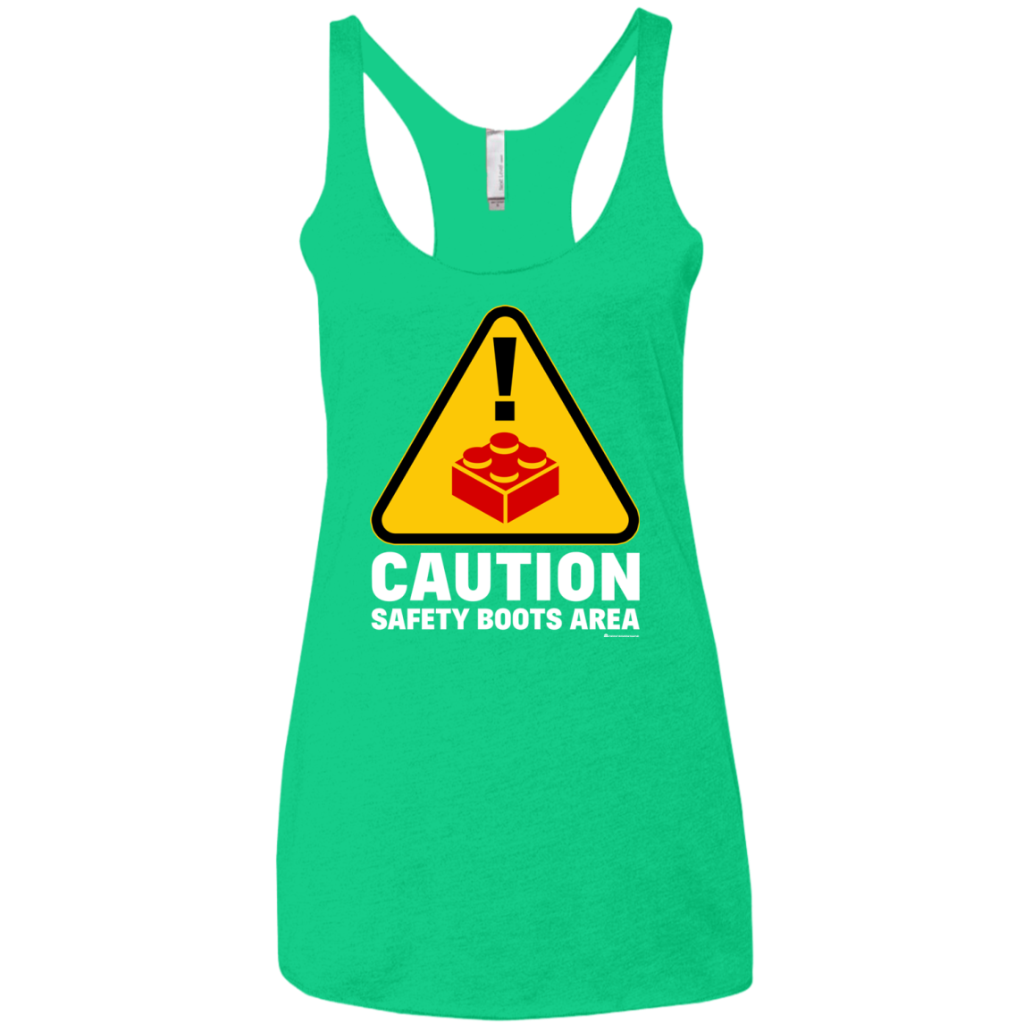 Watch Your Step Women's Triblend Racerback Tank