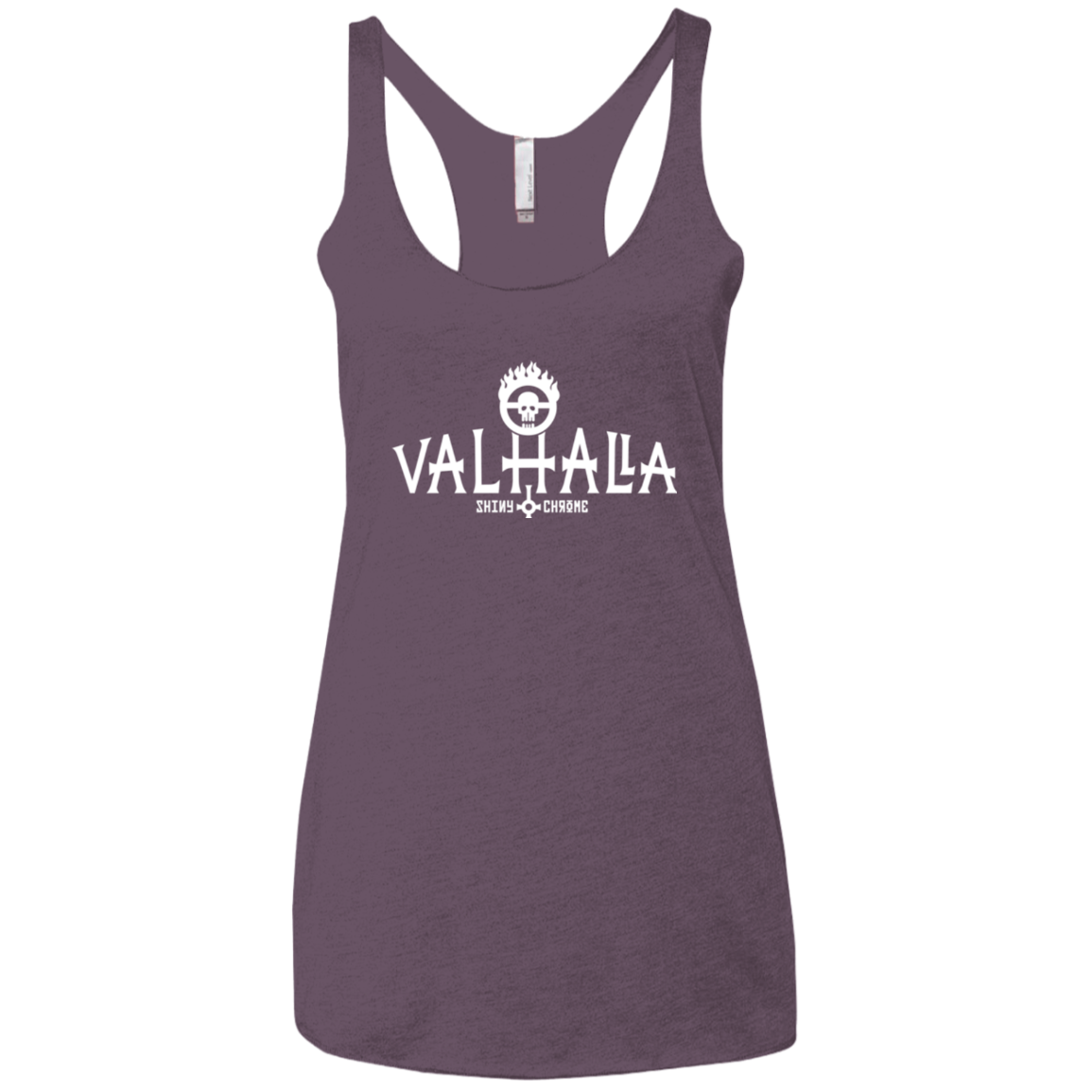 Valhalla Shiny & Chrome Women's Triblend Racerback Tank