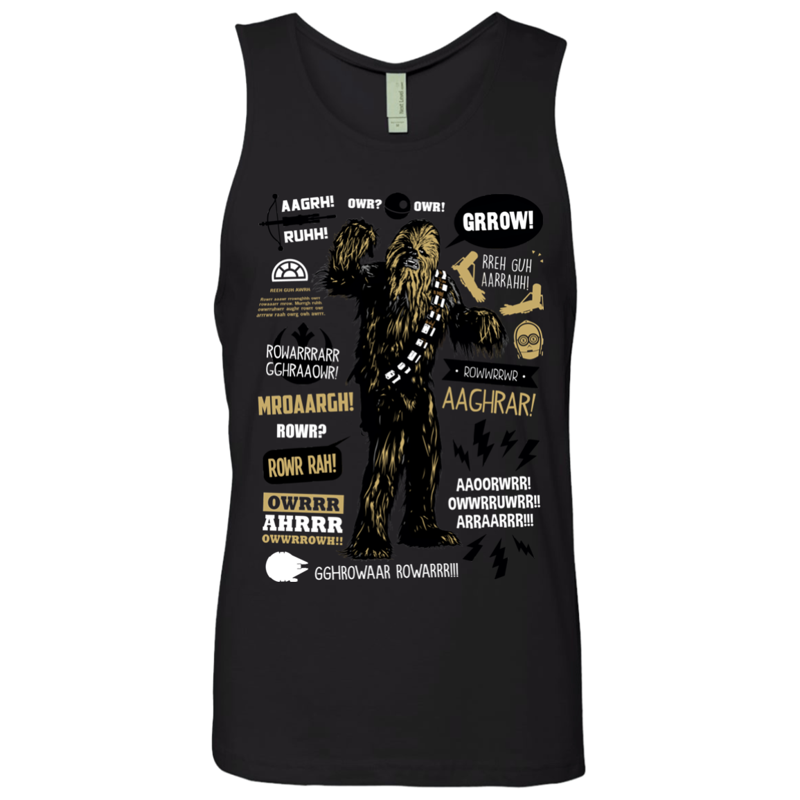 Wookie Famous Quotes Men's Premium Tank Top