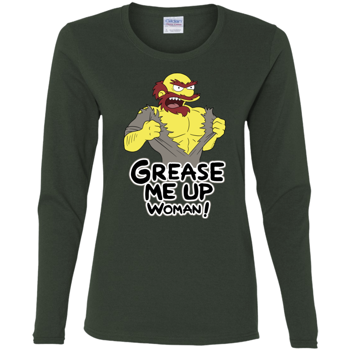 Grease Me Up Women's Long Sleeve T-Shirt