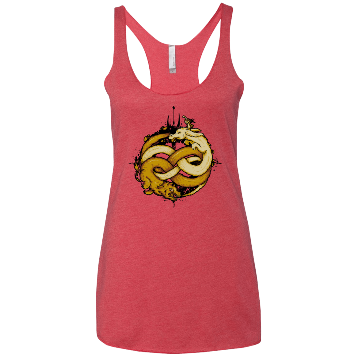 NEVERENDING FIGHT Women's Triblend Racerback Tank