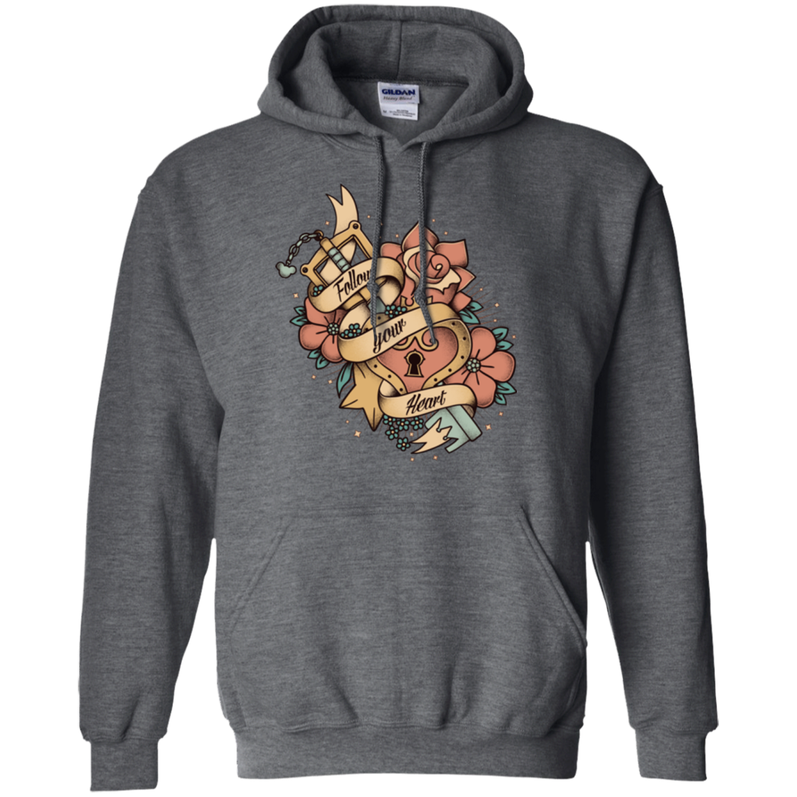 Follow your heart Pullover Hoodie