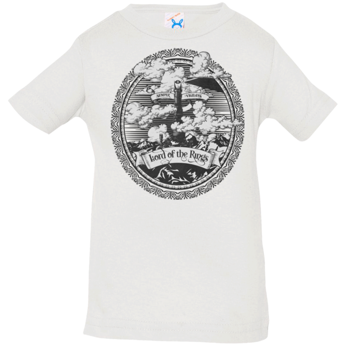 Vintage Mordor Tower Infant Premium T-Shirt