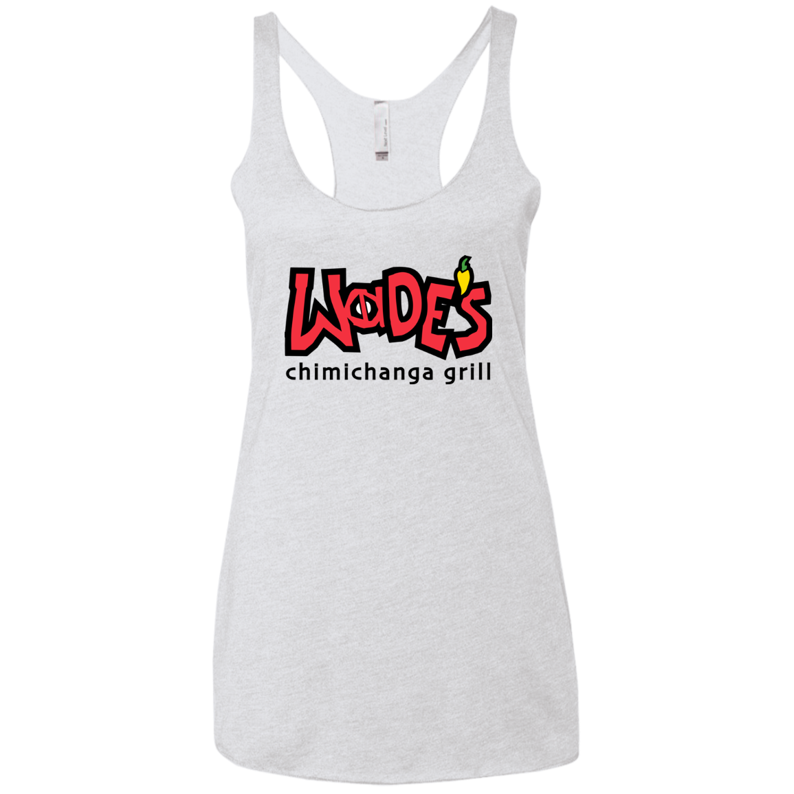 Wades Grill Women's Triblend Racerback Tank