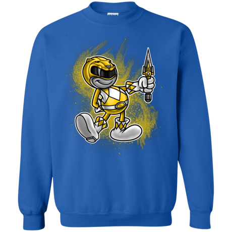 Yellow Ranger Artwork Crewneck Sweatshirt