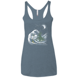 Wave Of R'lyeh Women's Triblend Racerback Tank