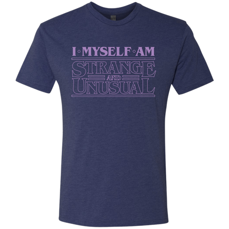 I Myself Am Strange And Unusual Men's Triblend T-Shirt