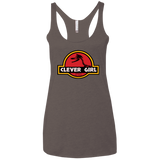 Clever Girl Women's Triblend Racerback Tank