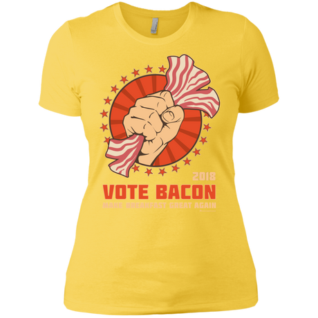 Vote Bacon In 2018 Women's Premium T-Shirt