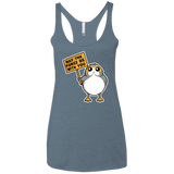 May The Porgs Be With You Women's Triblend Racerback Tank