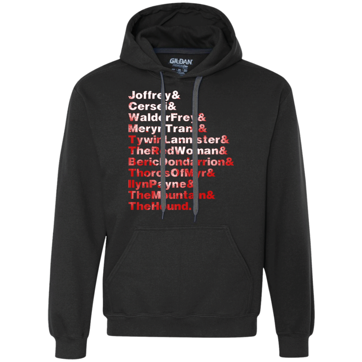 Aryas Kill List Premium Fleece Hoodie