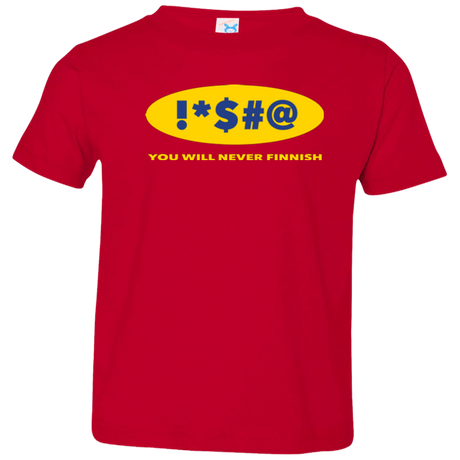 Swearing Never Finnish Toddler Premium T-Shirt