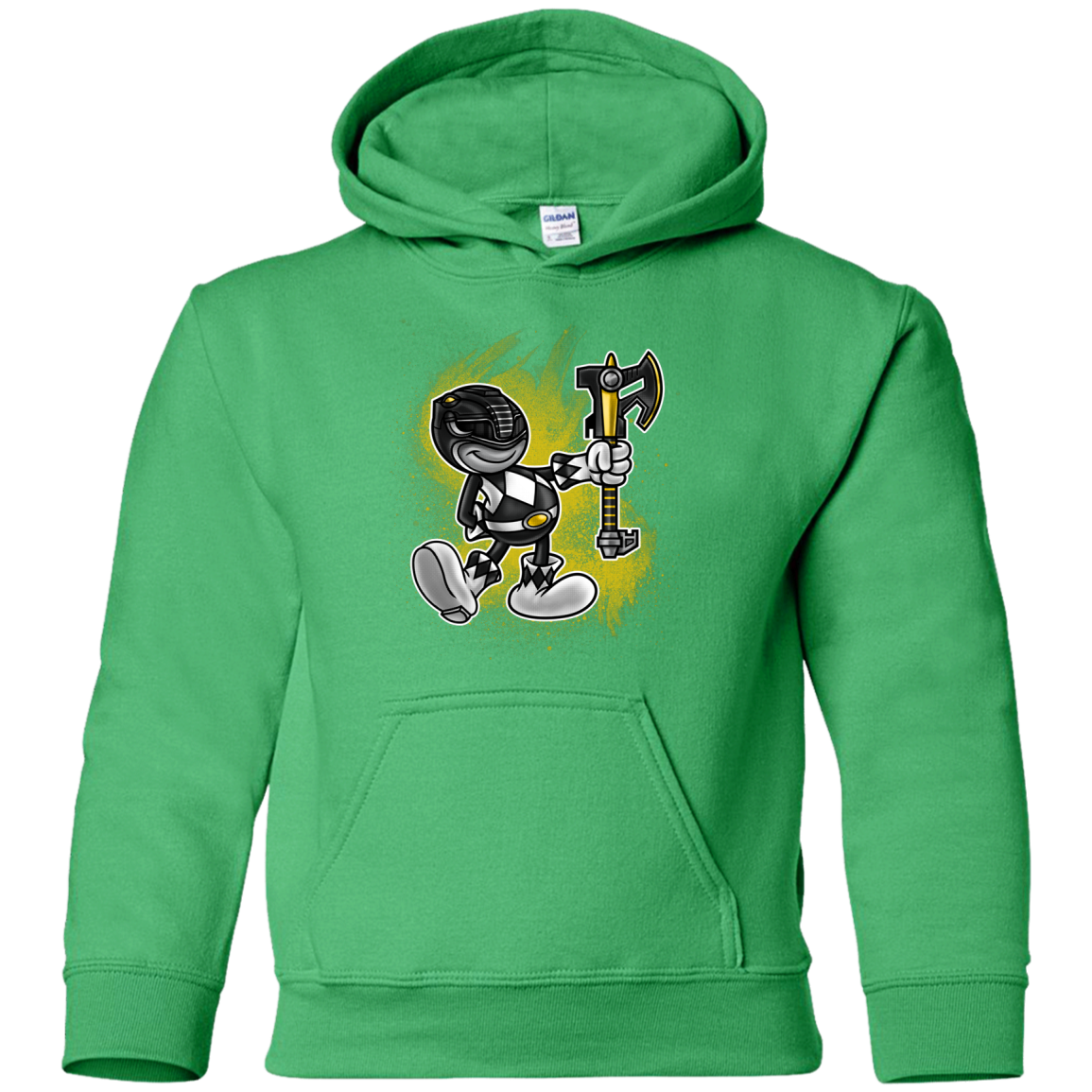 Black Ranger Artwork Youth Hoodie