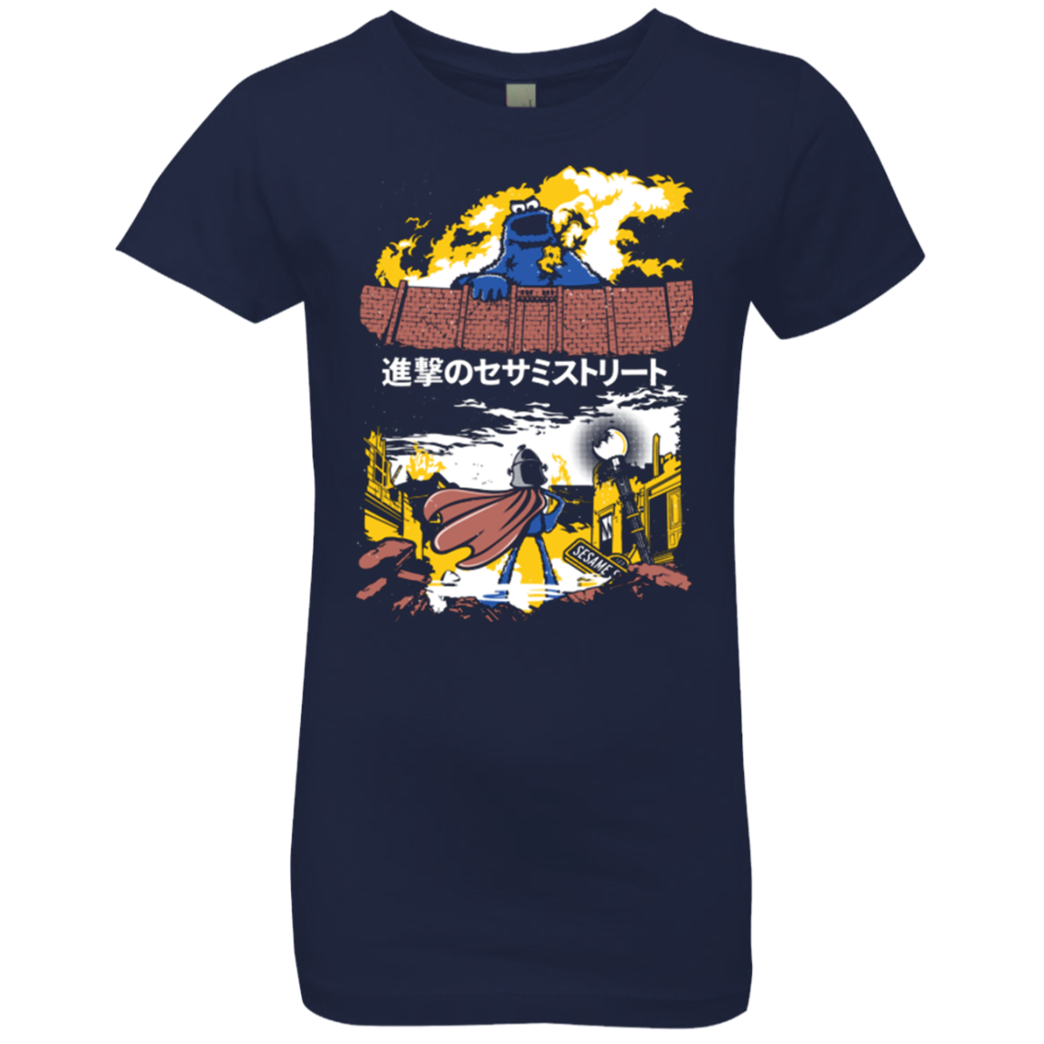 Attack on Sesame Street Girls Premium T-Shirt