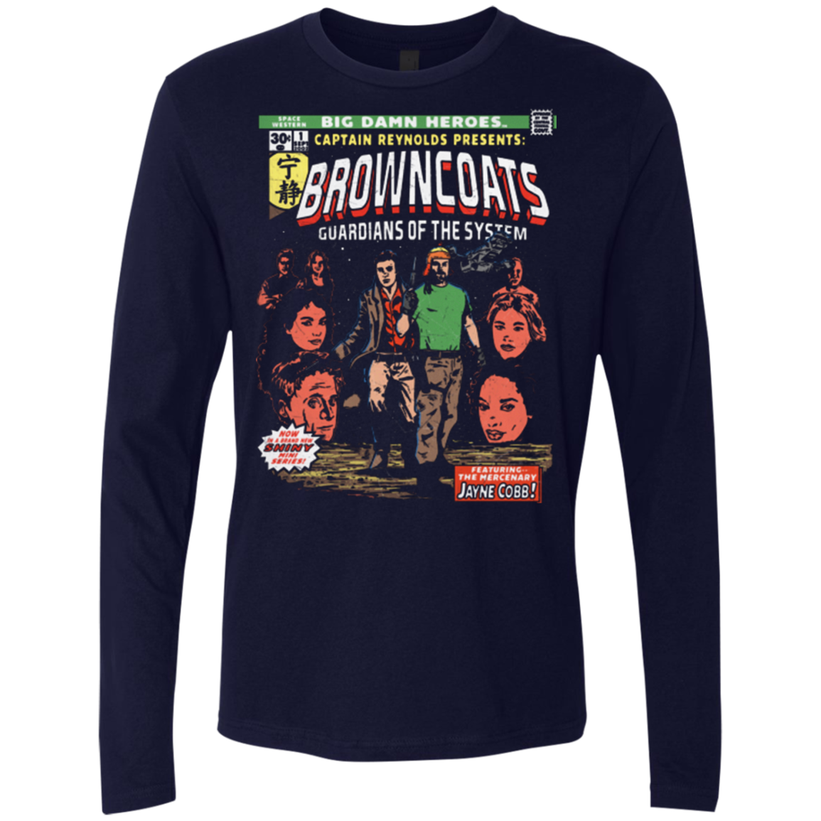 Big Damn Heroes Men's Premium Long Sleeve