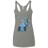 Deer Cannibal Women's Triblend Racerback Tank