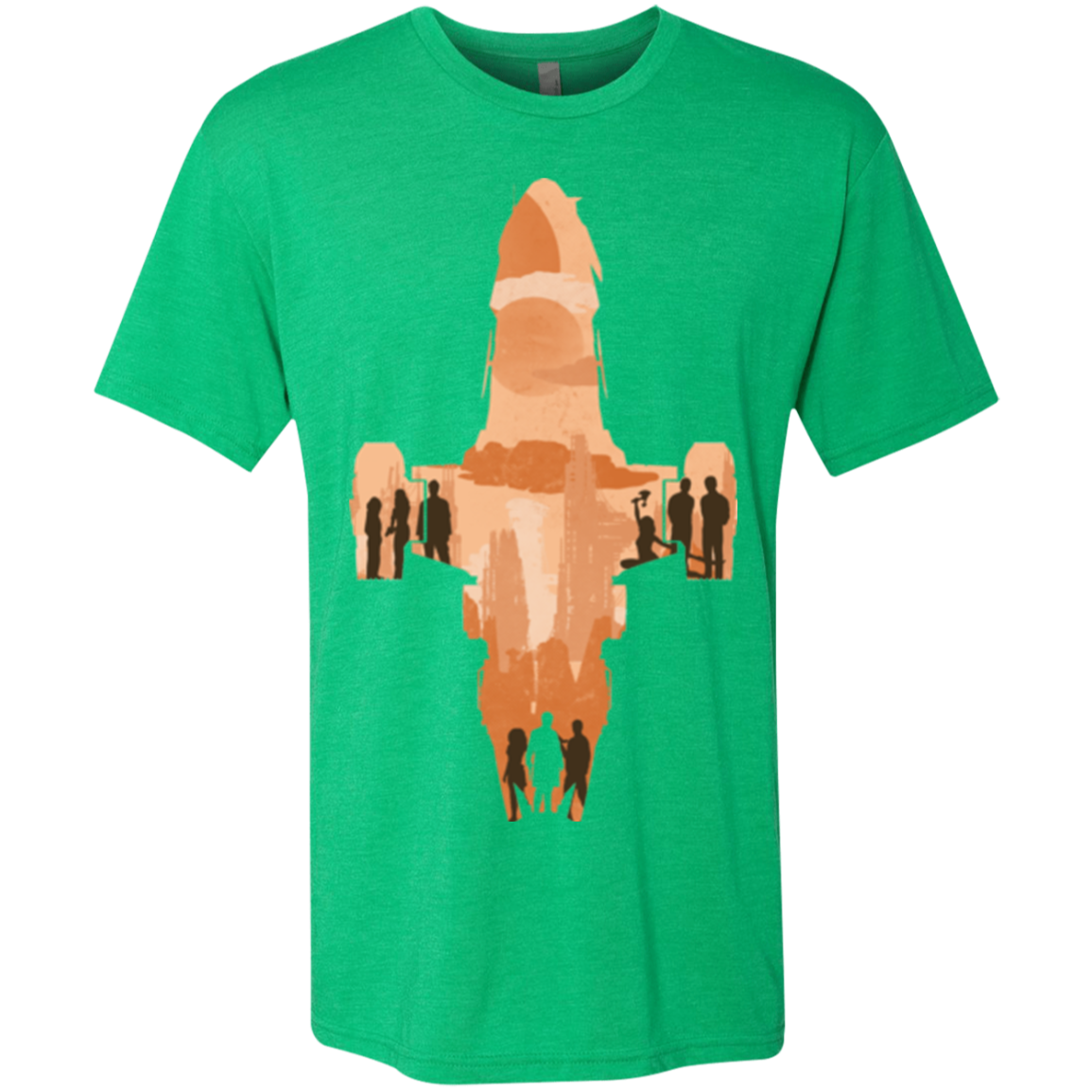 The Shiny Ship Men's Triblend T-Shirt