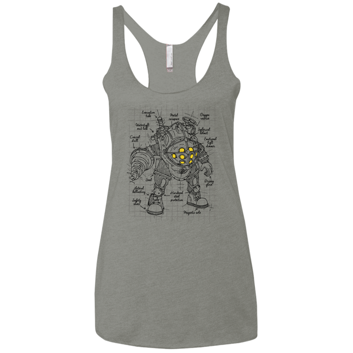 Big Daddy Plan Women's Triblend Racerback Tank