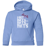 Bats on Bats on Bats Youth Hoodie