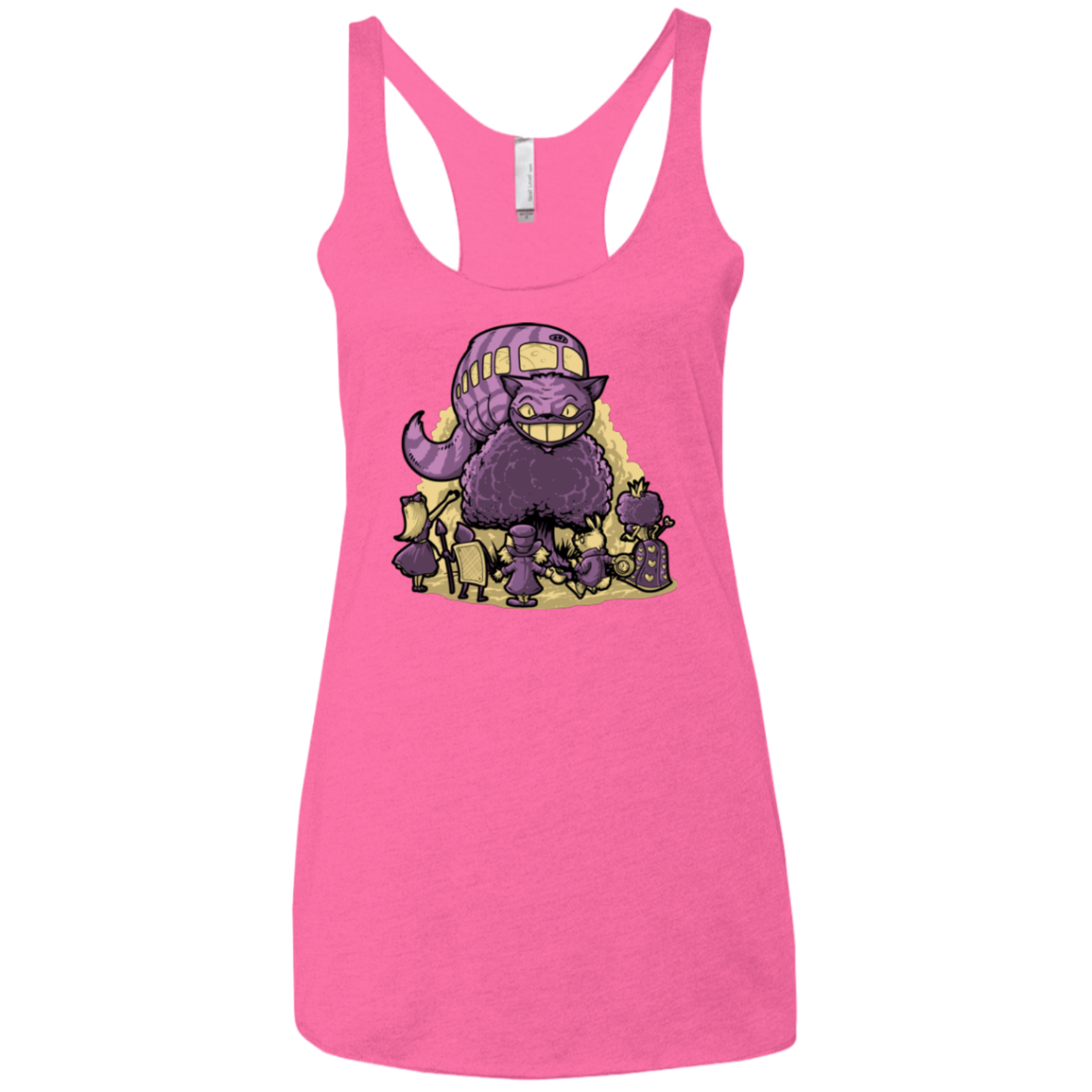 TRAVELING WONDERLAND Women's Triblend Racerback Tank