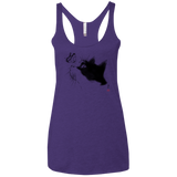 Curious Cat Women's Triblend Racerback Tank