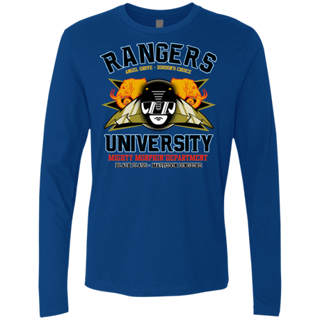 Rangers U Black Ranger Men's Premium Long Sleeve