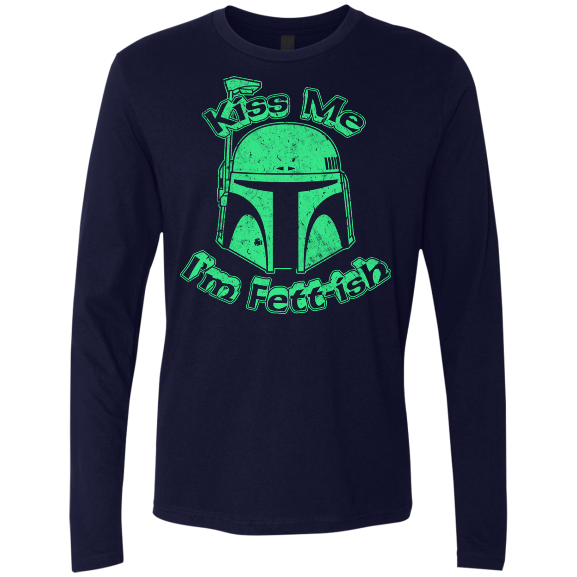 Kiss Me Im Fettish Men's Premium Long Sleeve