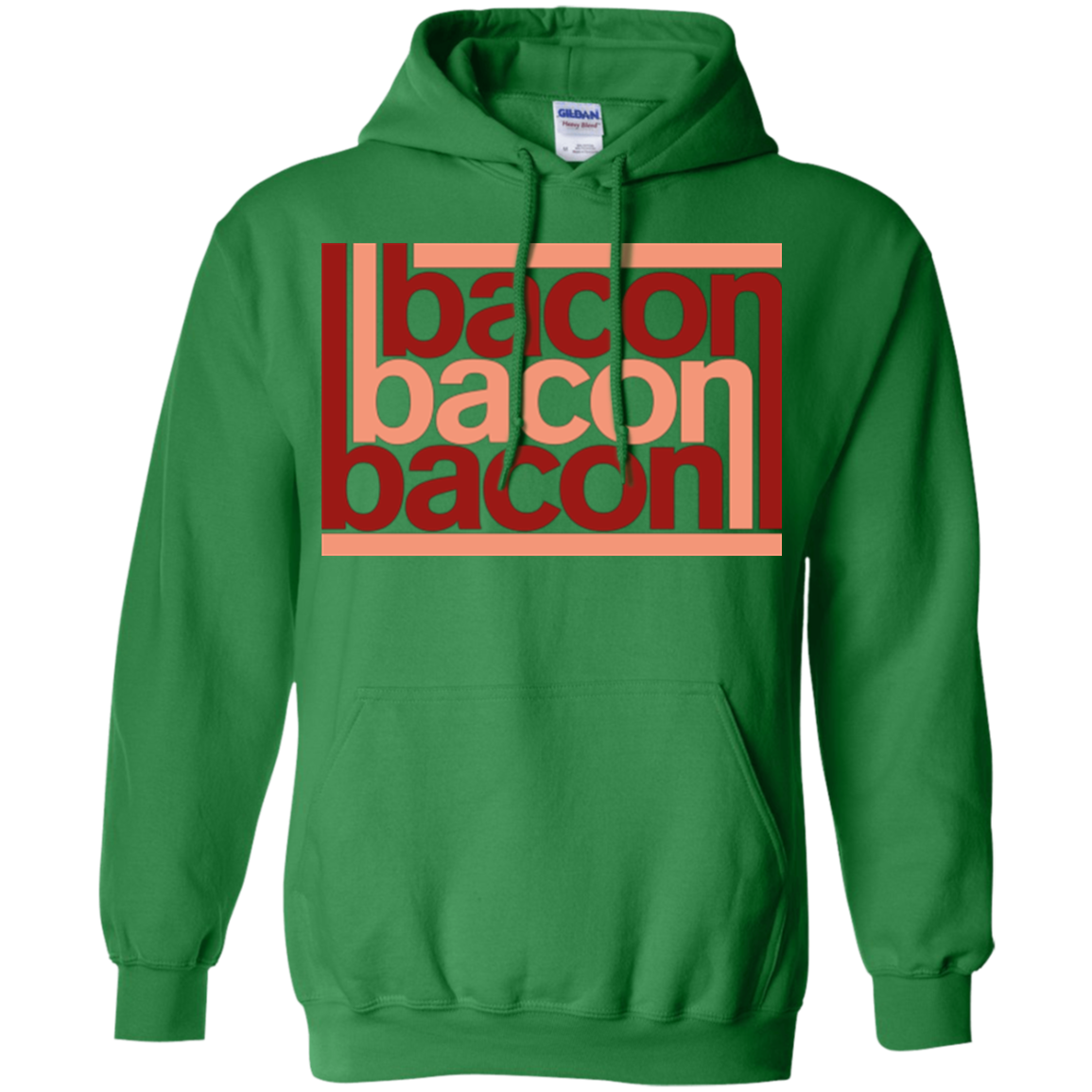 Bacon-Bacon-Bacon Pullover Hoodie