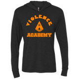 Violence Academy Triblend Long Sleeve Hoodie Tee