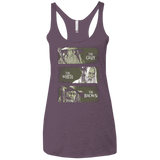 Wizards of Middle Earth Women's Triblend Racerback Tank