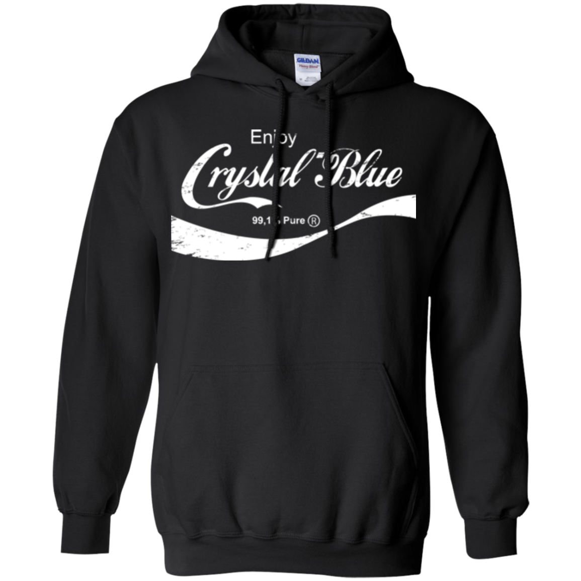 Crystal Blue Coke Pullover Hoodie