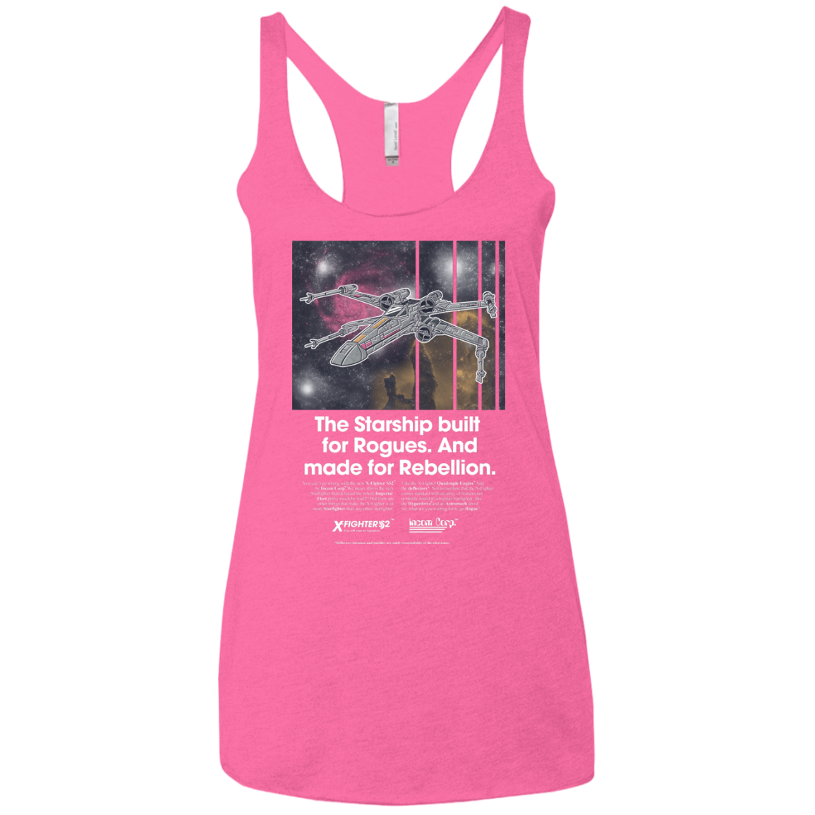 X-Fighter Women's Triblend Racerback Tank