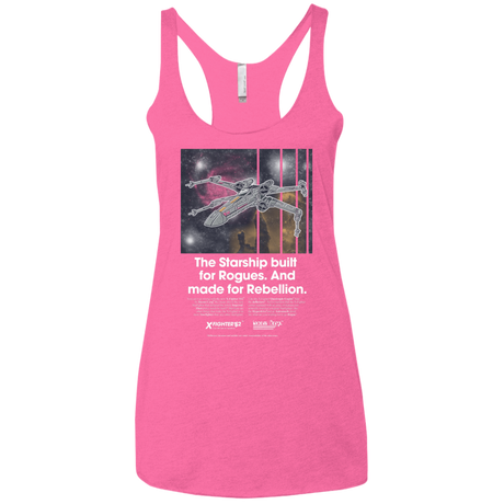 X-Fighter Women's Triblend Racerback Tank