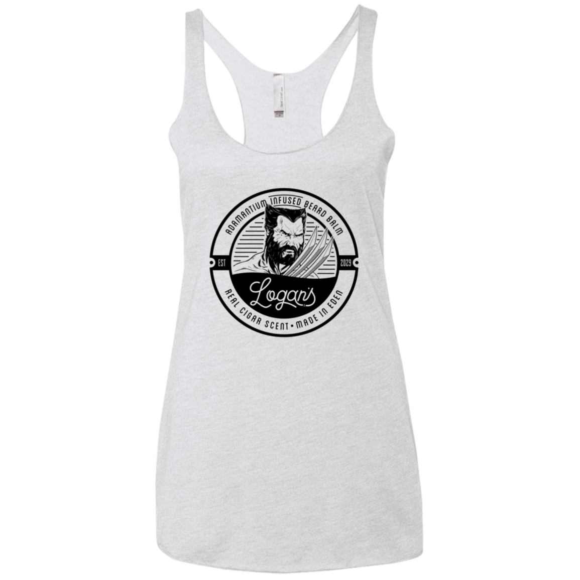 Logans Beard Balm Women's Triblend Racerback Tank