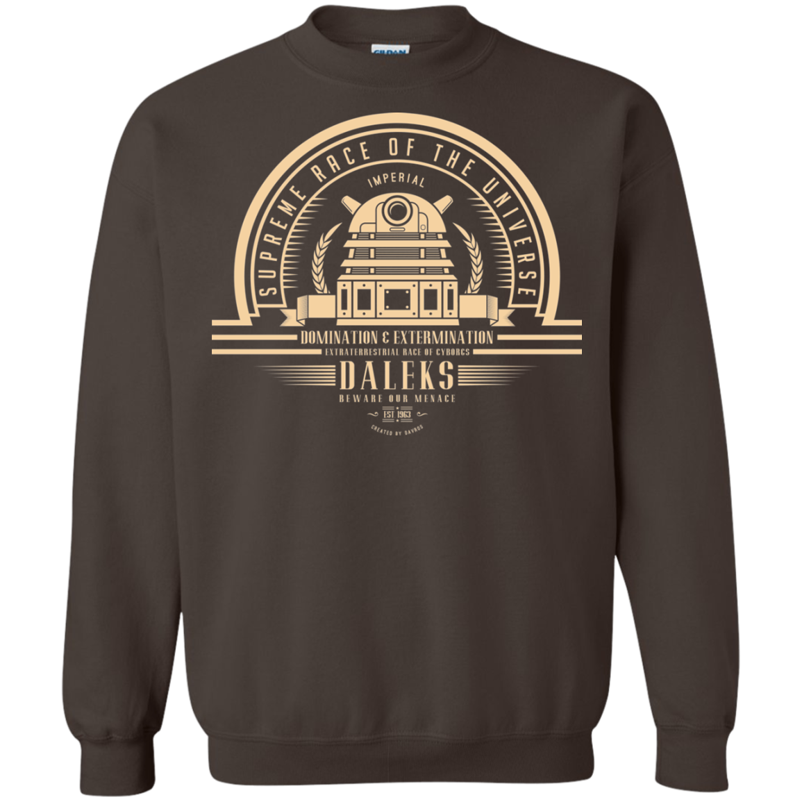 Who Villains Daleks Crewneck Sweatshirt