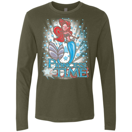 Princess Time Ariel Men's Premium Long Sleeve