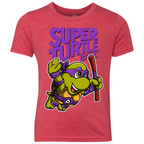 Super Turtle Bros Donnie Youth Triblend T-Shirt