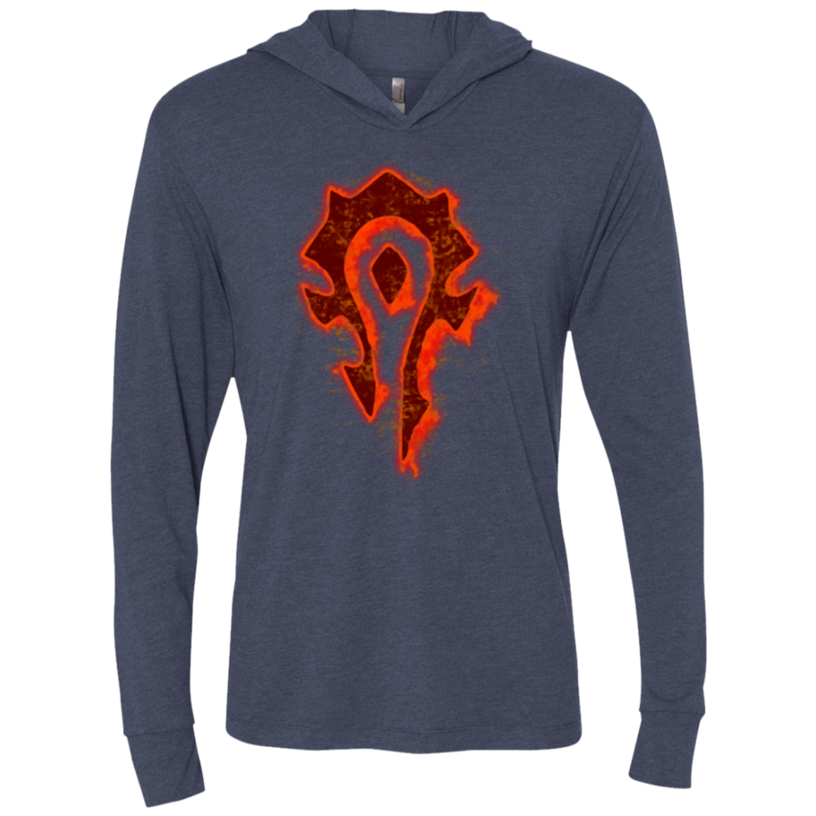 Flamecraft Triblend Long Sleeve Hoodie Tee
