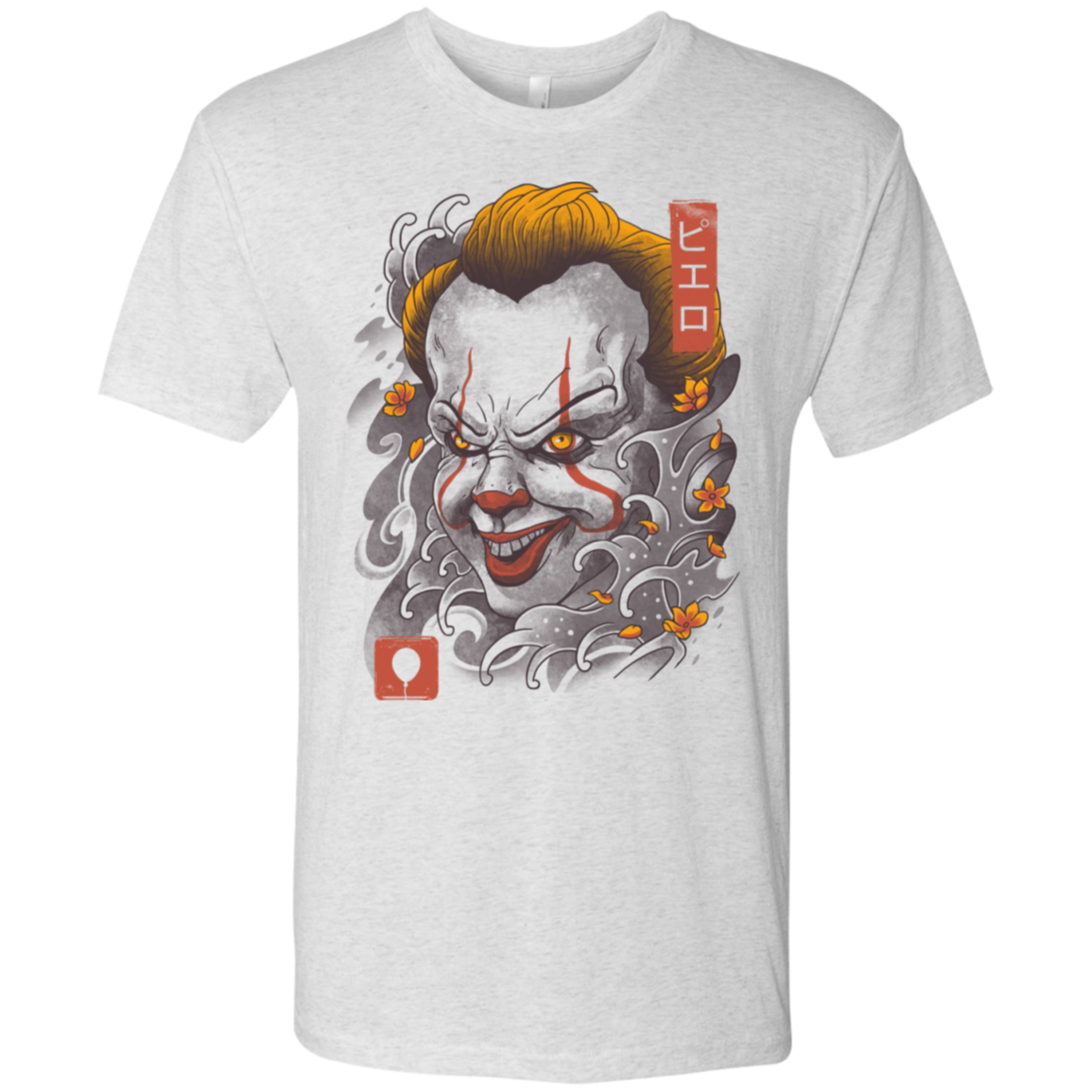 Oni Clown Mask Men's Triblend T-Shirt