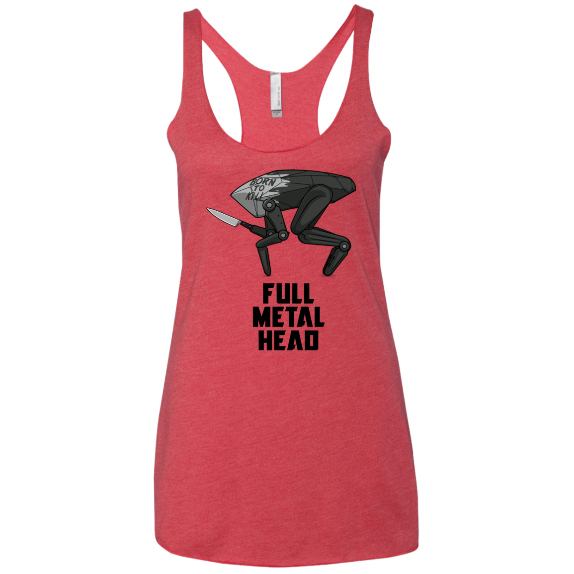 Full Metal Head Women's Triblend Racerback Tank
