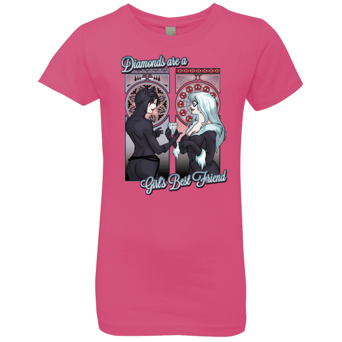 Diamonds are a Girl's Best Friend Girls Premium T-Shirt