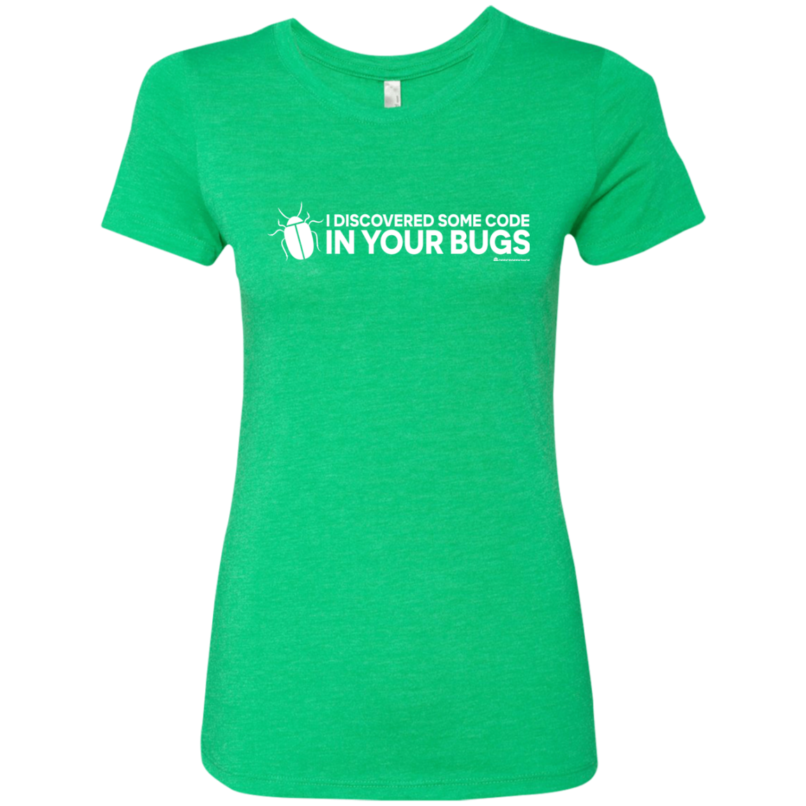 I Discovered Some Code In Your Bugs Women's Triblend T-Shirt