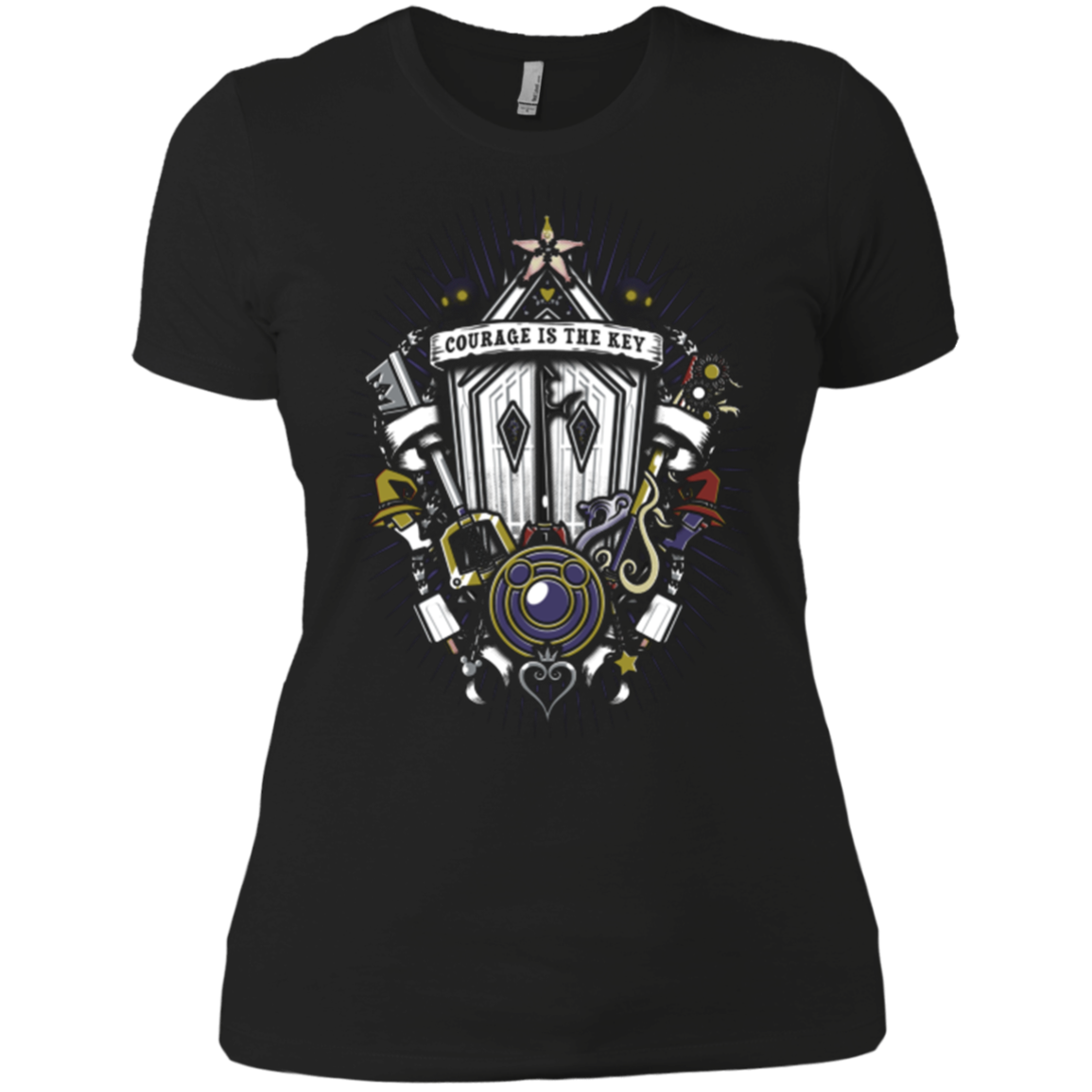 Kingdom & Hearts Crest Women's Premium T-Shirt