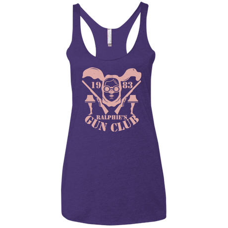 Ralphies Gun Club Women's Triblend Racerback Tank