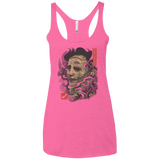 Oni Leather Mask Women's Triblend Racerback Tank